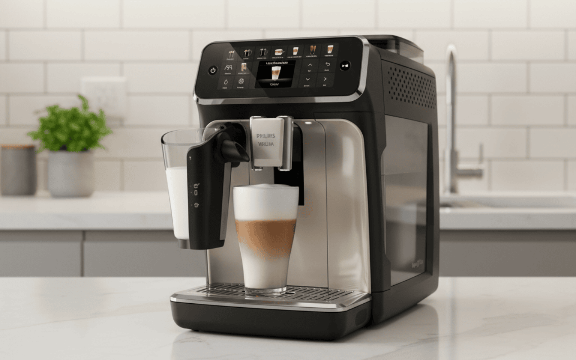 Tudo sobre a Philips Walita Espresso LatteGo Over Ice Série 5500 (EP5541/50)
