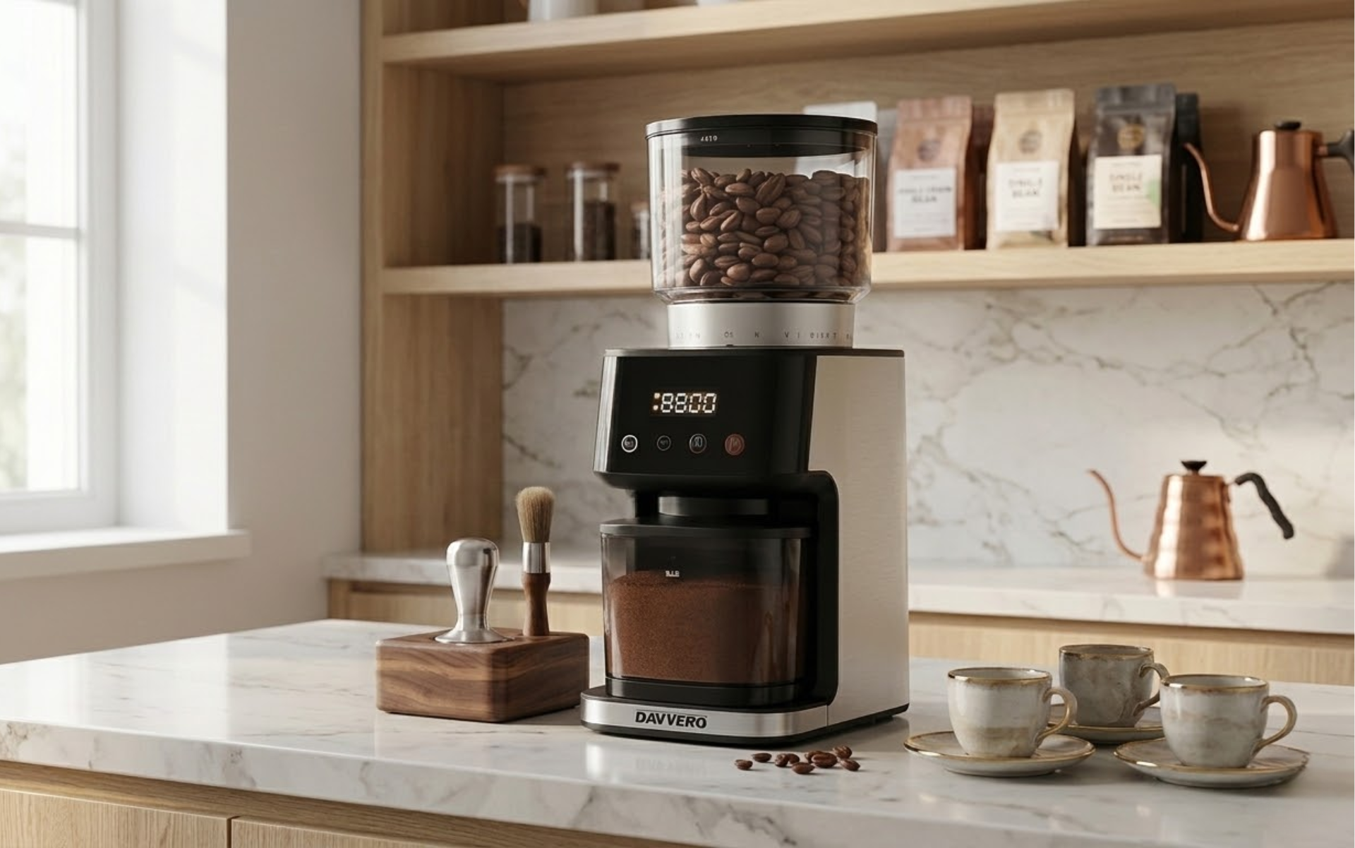 Tudo sobre o Moedor de Café Labravia Davvero com lâmina cônica