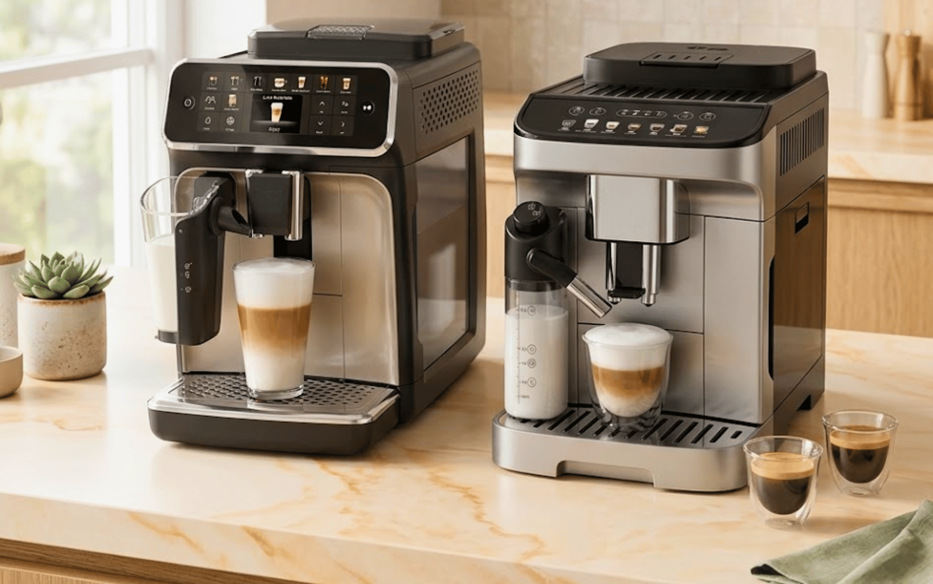 Philips Walita Série 5500 LatteGo e De’Longhi Magnifica Evo ECAM 290.85: qual escolher?